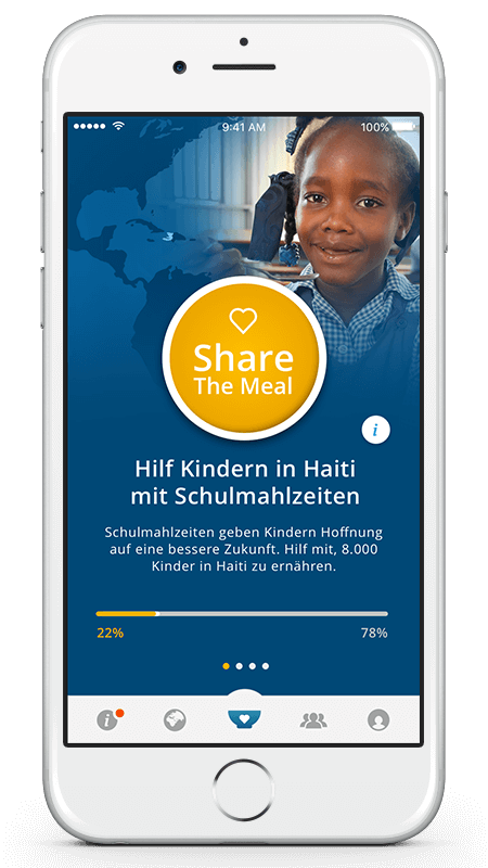 ShareTheMeal App Haiti (Quelle: WFP)